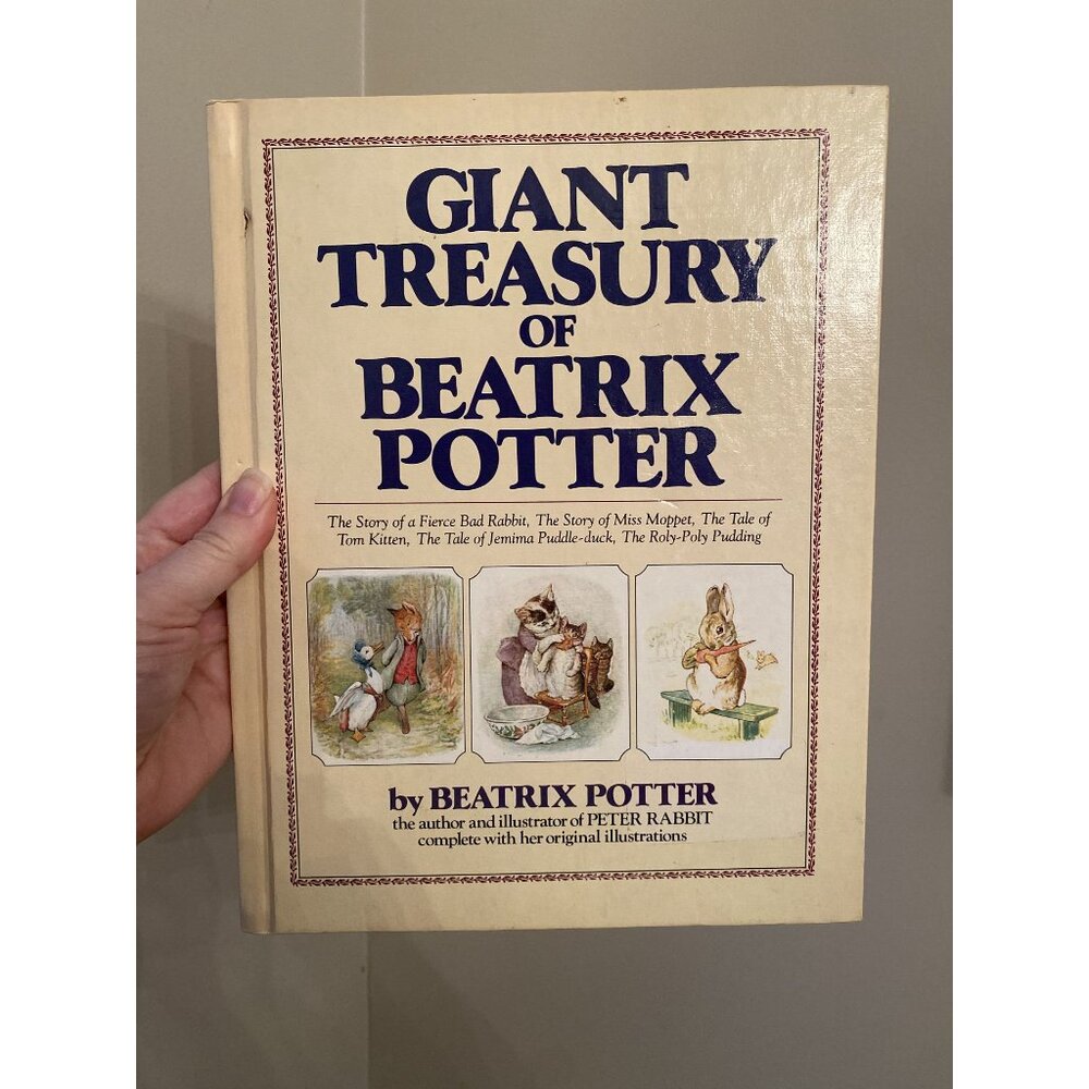 Giant Treasury Of Beatrix Potter Hardcover Book 1984 By Derrydale Books